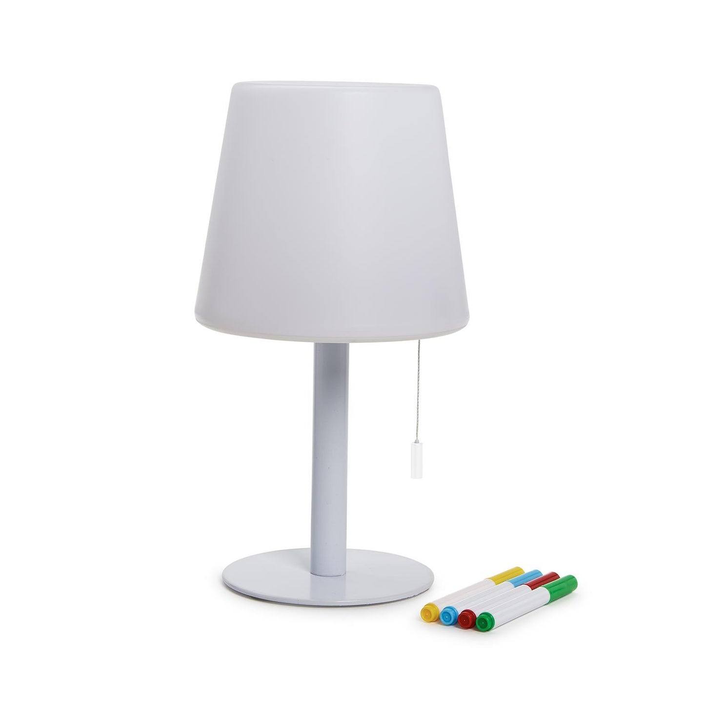 LED Cordless Table Lamp with 4 Washable Colored Markers in Gift Box