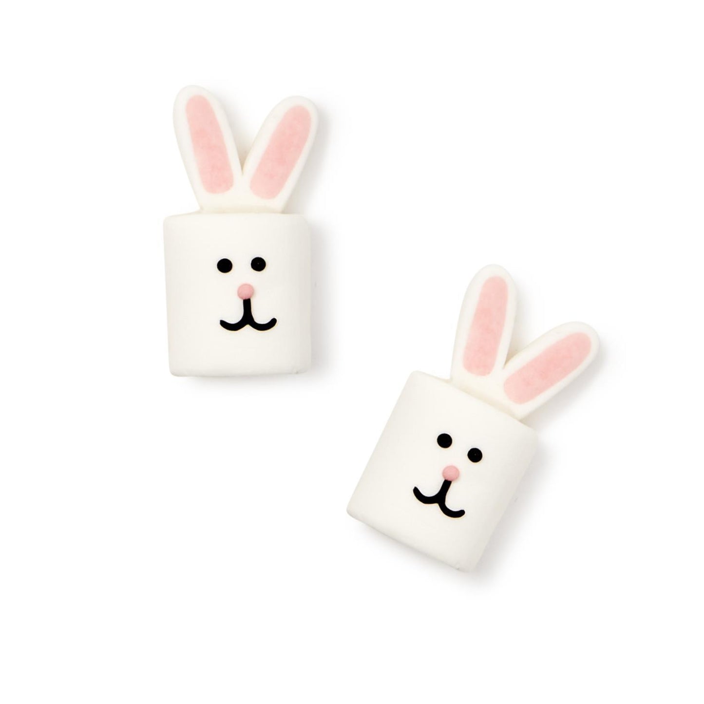 Bunny Hop Vanilla Marshmallow Candy in Gift Bag (each candy piece is individually wrapped) - Net Wt. 4.2 oz./120g Sugar (approximately 15 pcs)