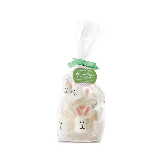 Bunny Hop Vanilla Marshmallow Candy in Gift Bag (each candy piece is individually wrapped) - Net Wt. 4.2 oz./120g Sugar (approximately 15 pcs)