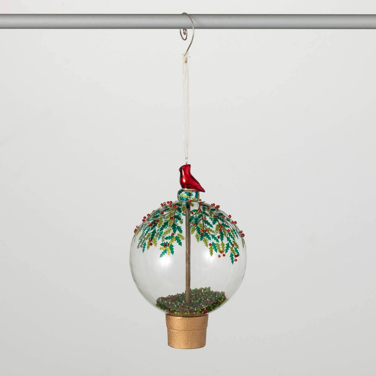 Fancy Tree Cardinal Ornament