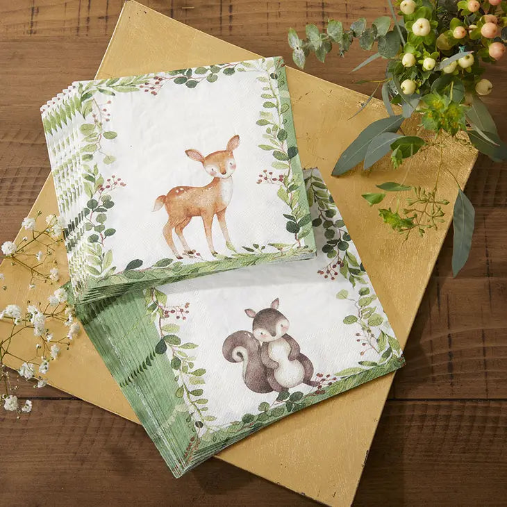Woodland Baby 2 Ply Paper Napkins (set of 15)