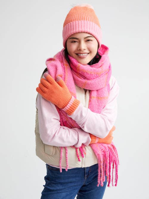 JOY TOUCHSCREEN GLOVES: Orange