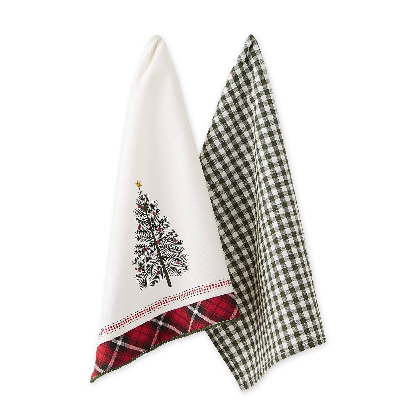 Set/2 O Tannenbaum Dishtowel