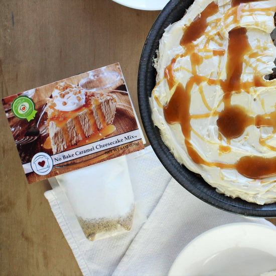 No Bake Caramel Cheesecake Mix