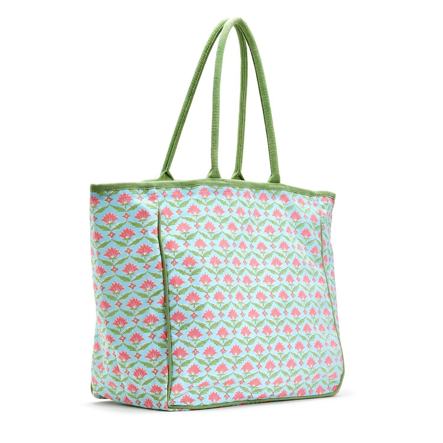 Floral Print Tote Bag