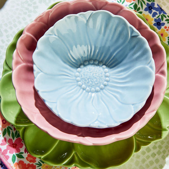 Spring Flower Ceramic Accent Plates