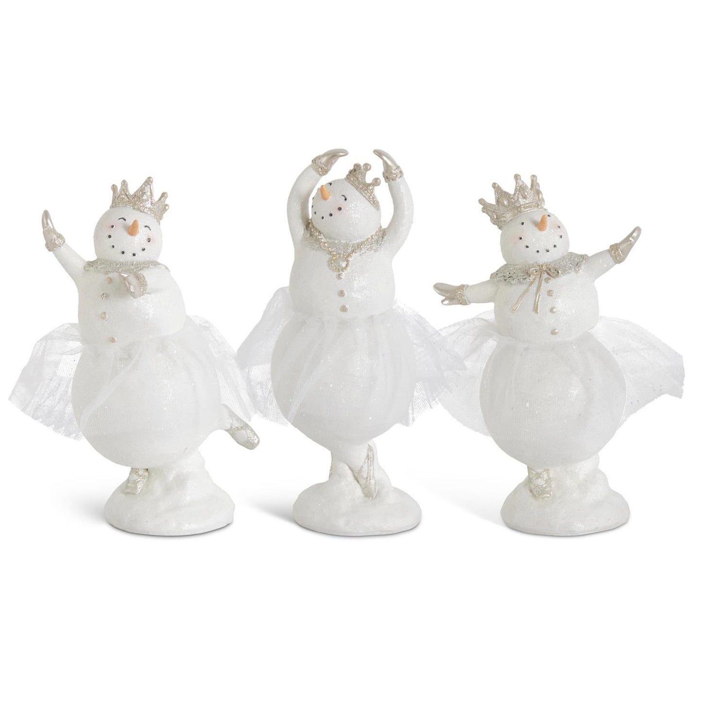 Glittered Snow Lady Ballerinas