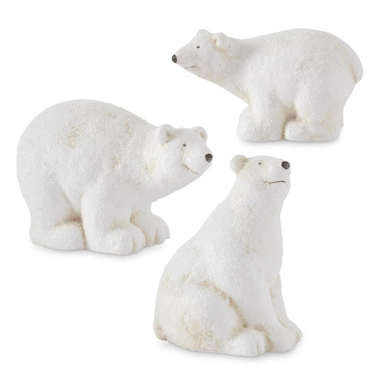 Glittered Polar Bears