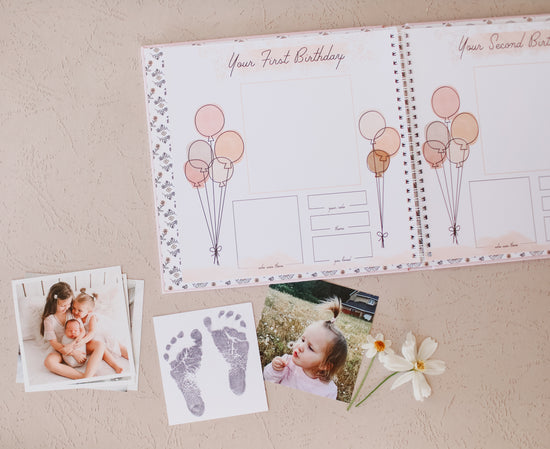 Blush Luxury Baby Book