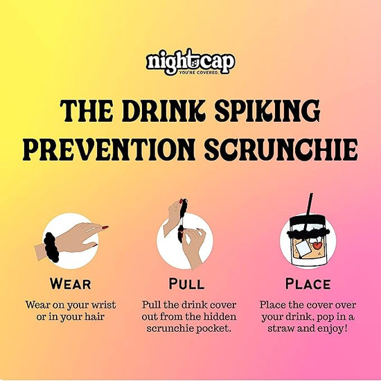 Drink Spiking Protection Scrunchie