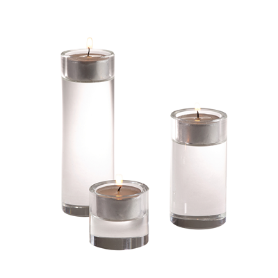 1.5" Crystal Candle Holder