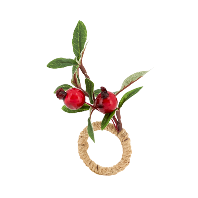 Red Berry Napkin Ring