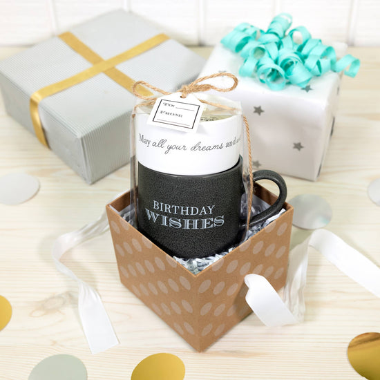 Birthday Stacking Mug and Candle Set