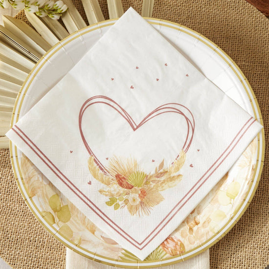 Boho 2 Ply Paper Napkins (Set of 30)