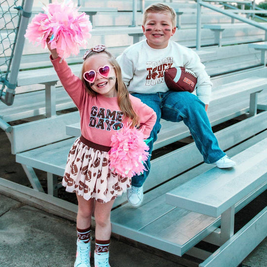 Football Love Tutu - Dress Up Skirt - Kids Game Day Tutu