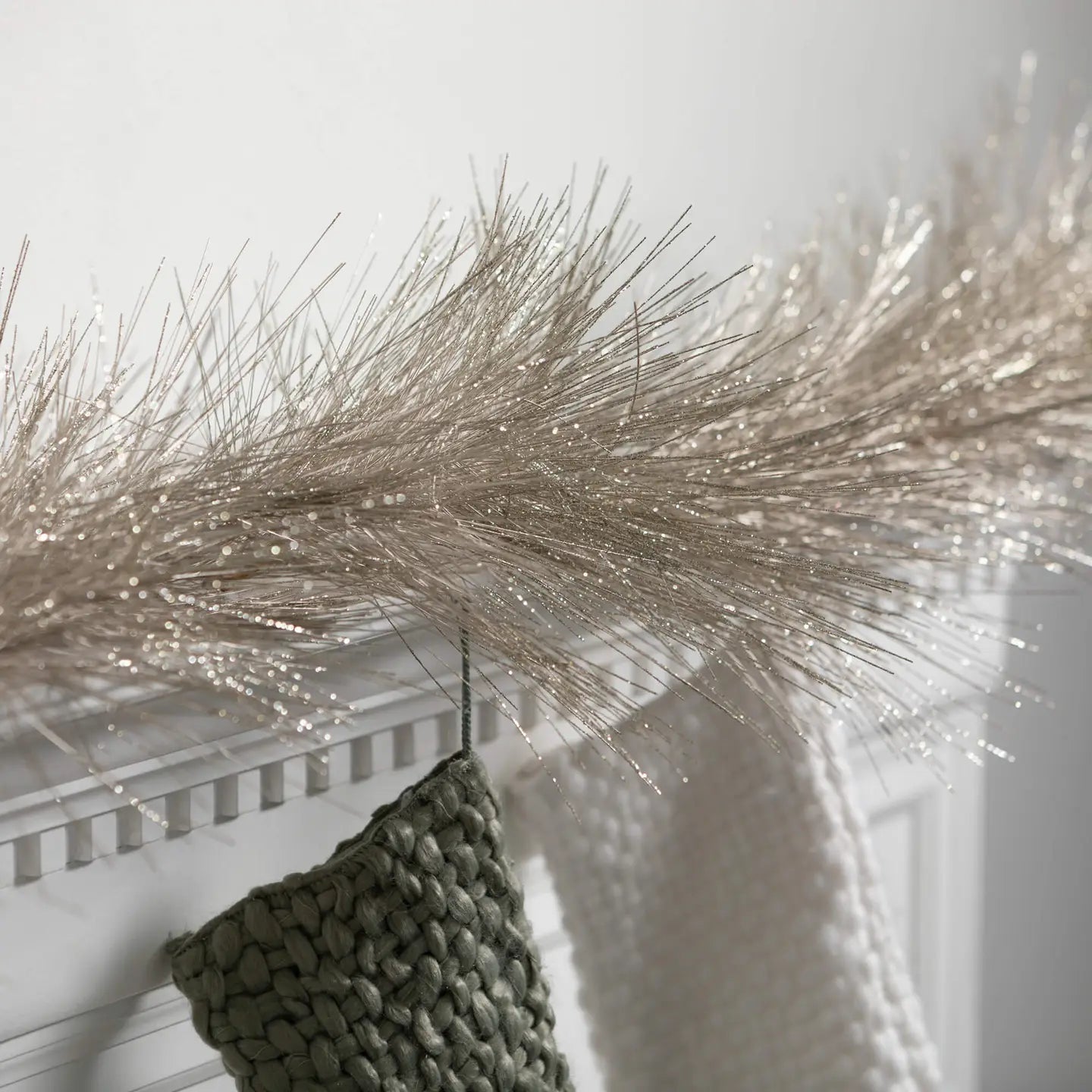 Champagne Metallic Pine Garland