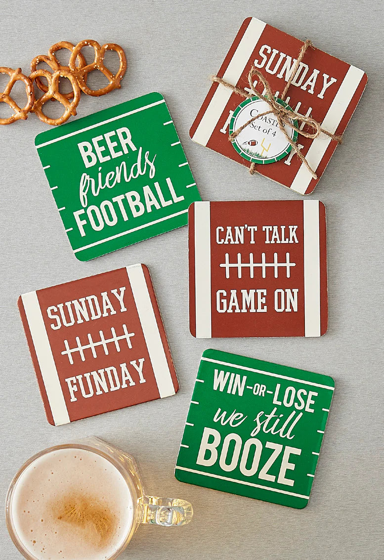 Game Day Printed Coasters (Set of 4)