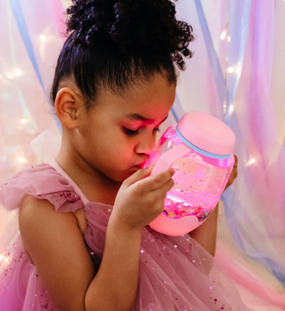 Bubblegum Pink Sensory Play Jar (NEW) 