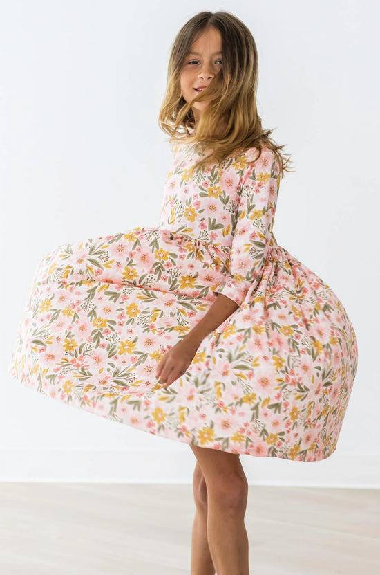 Pretty Peachy Twirl Dress