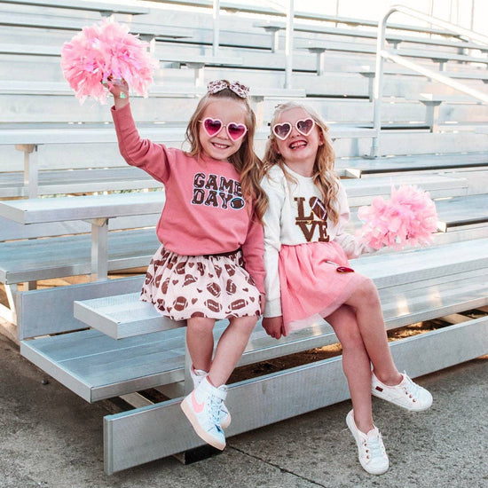 Game Day Patch Sweatshirt - Kids Football Sweatshirt