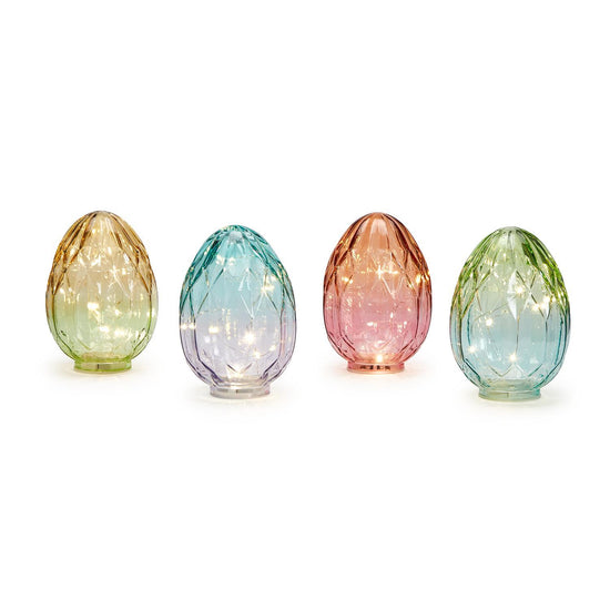 Eggs-traordinary Ombre Light Up Glass Easter Egg