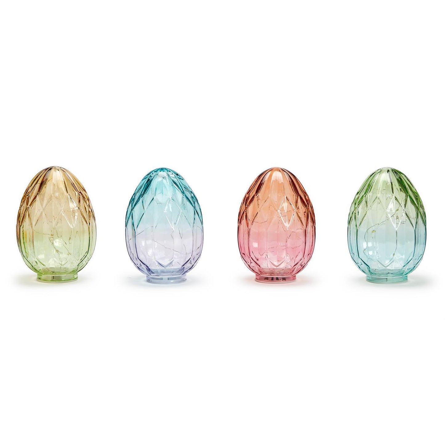 Eggs-traordinary Ombre Light Up Glass Easter Egg