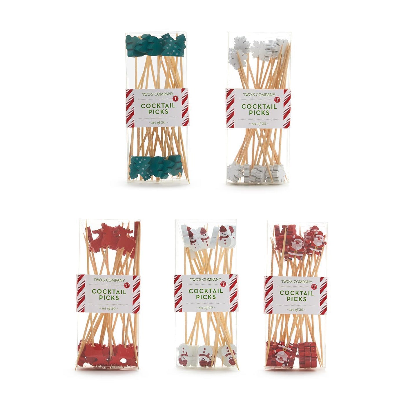 Holiday Cocktail Pick Set/20