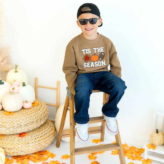 Tis The Season Kid's Pumpkin Patch Sweatshirt