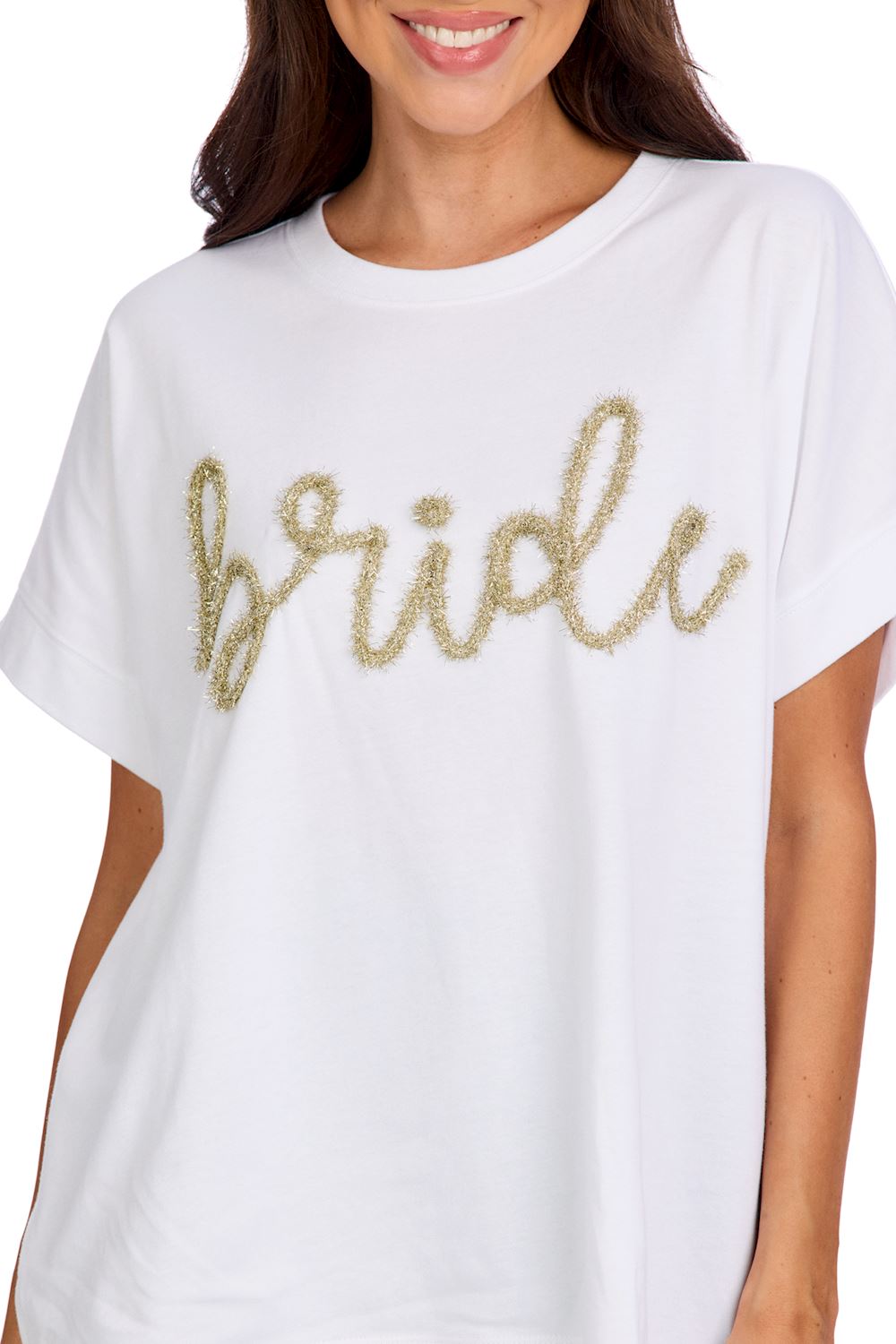 Bride Sparkle Top- One Size