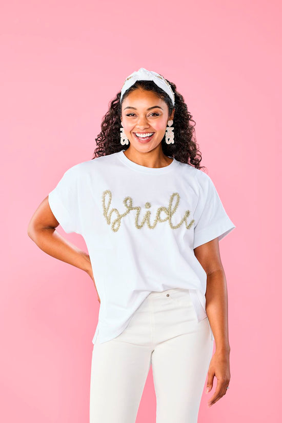 Bride Sparkle Top- One Size