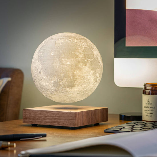 Gingko Smart Moon Lamp: Black