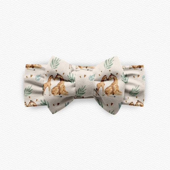 Mother's Love (Giraffe) Bow: Solid Mini