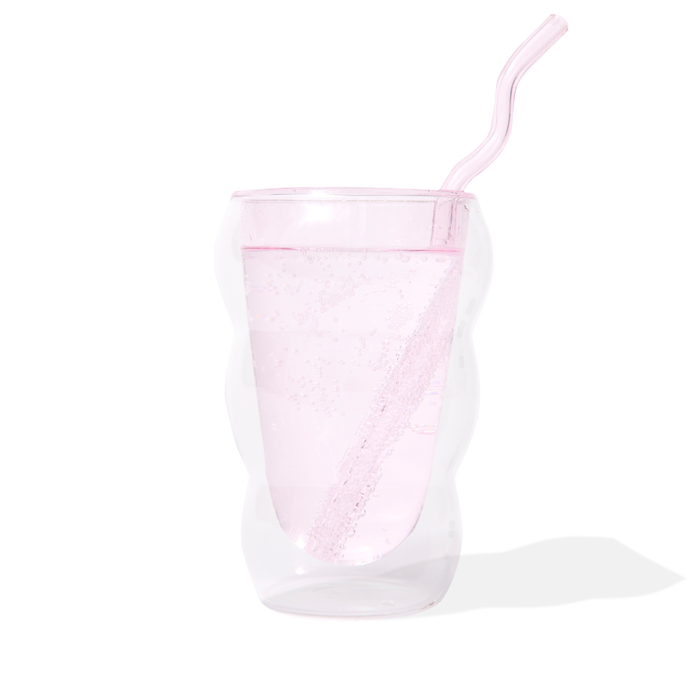 Glass Cloud Cup: Pink