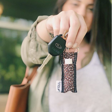 Leopard LippyClip® Lip Balm Holder