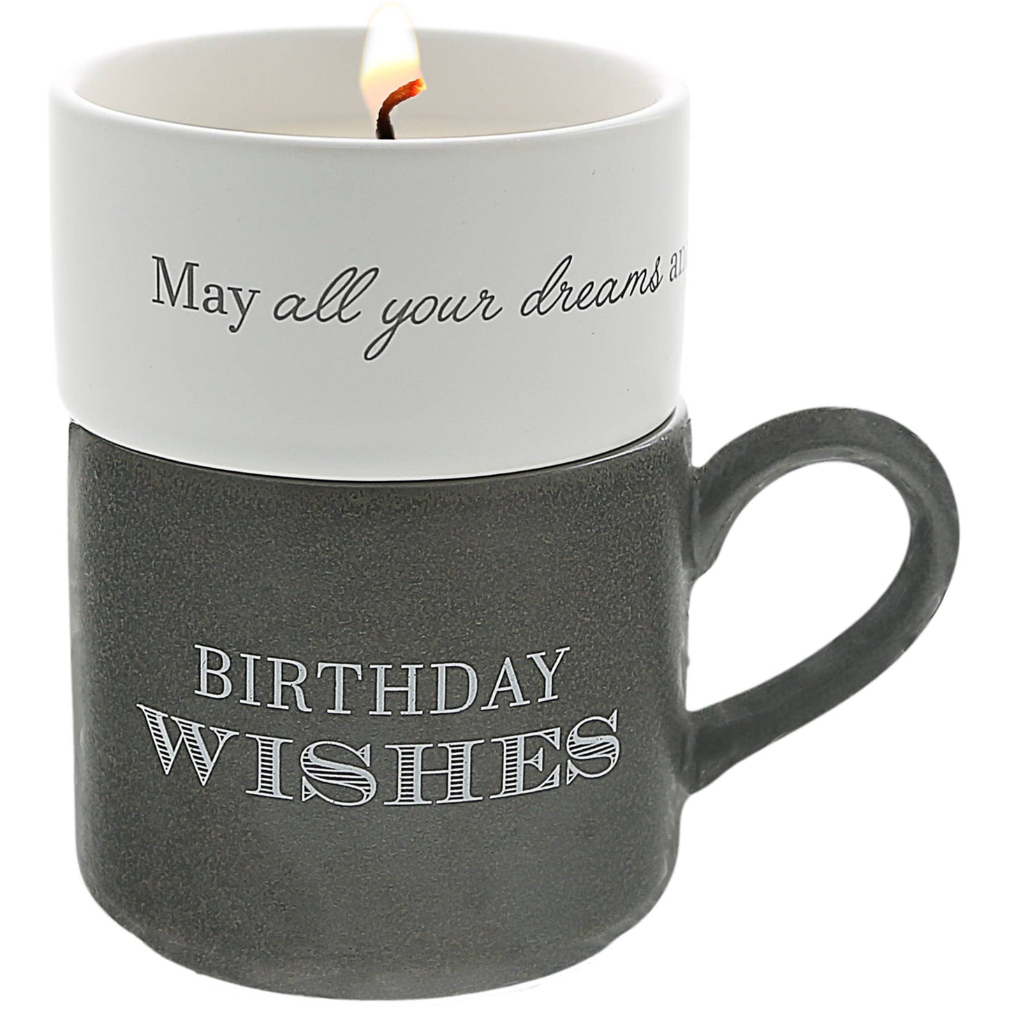 Birthday Stacking Mug and Candle Set