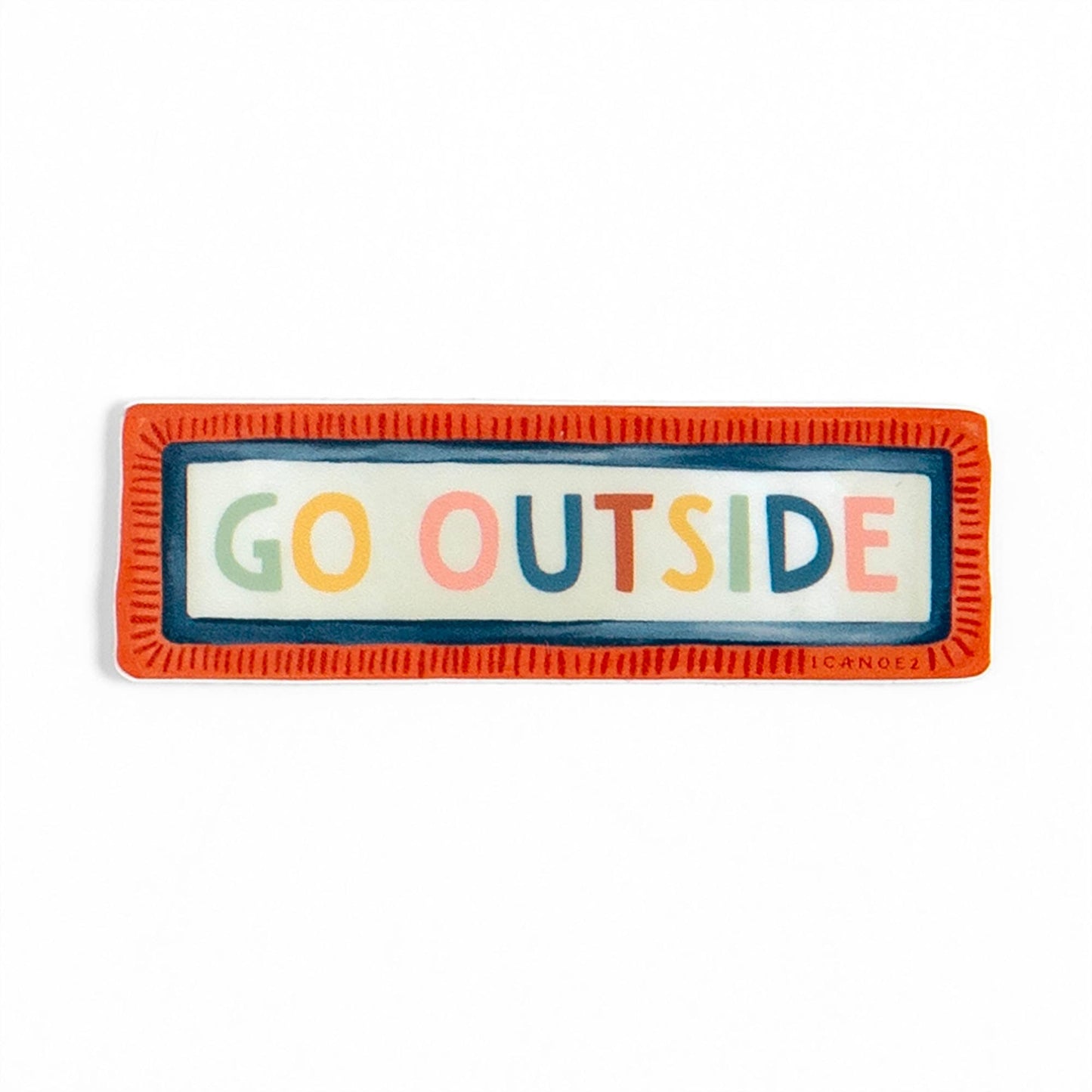 Go Outside Decal Sticker