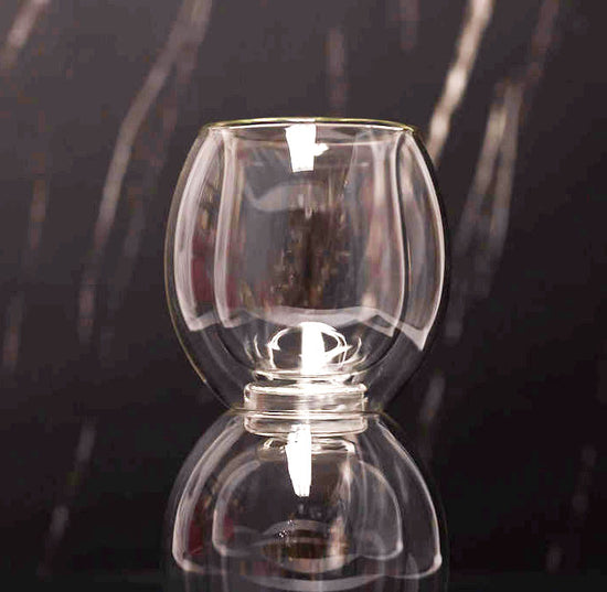 Set/2 Double Wall Whiskey Glasses
