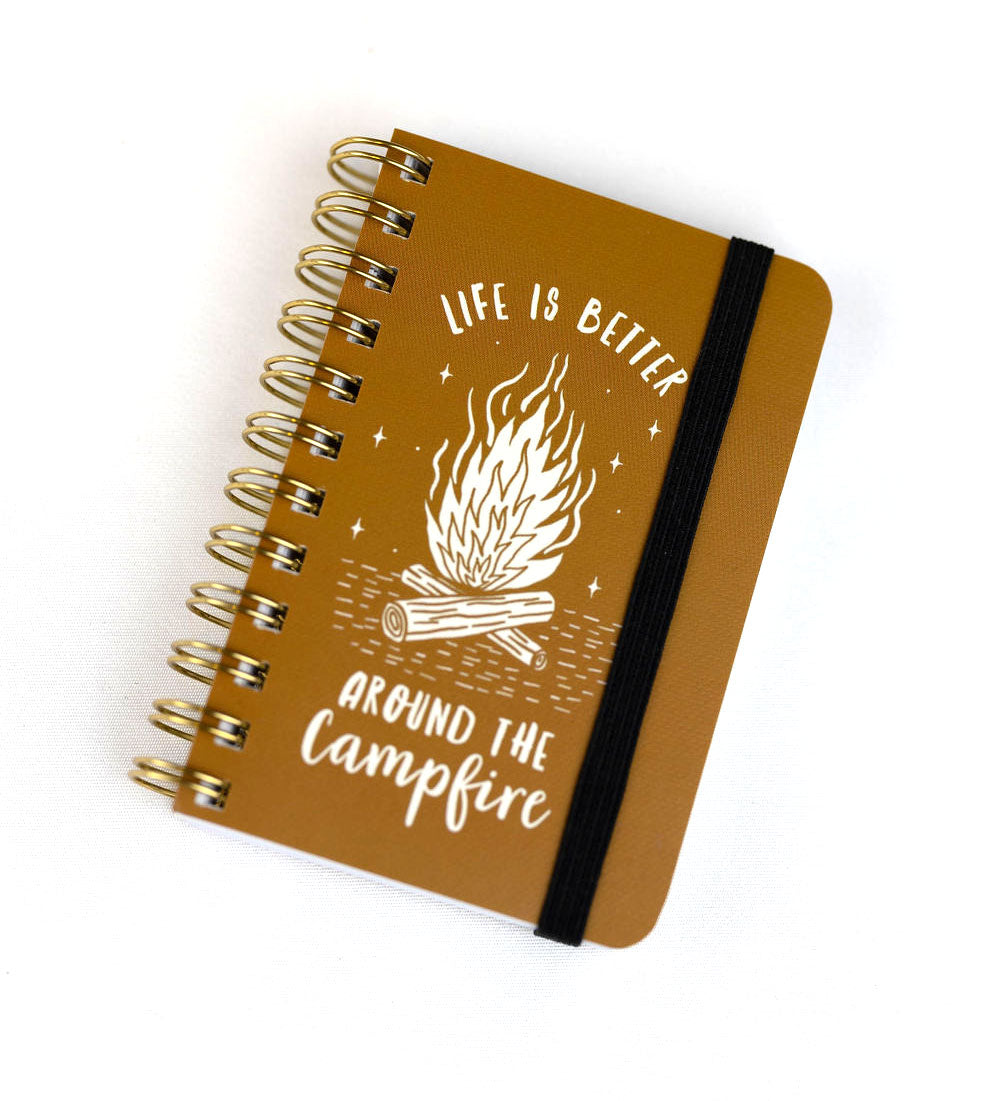 Campfire Spiral Pocket Notebook 3" x4"