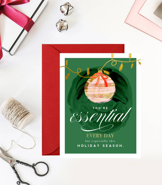 Essential Worker Thank You Holiday Greeting Card