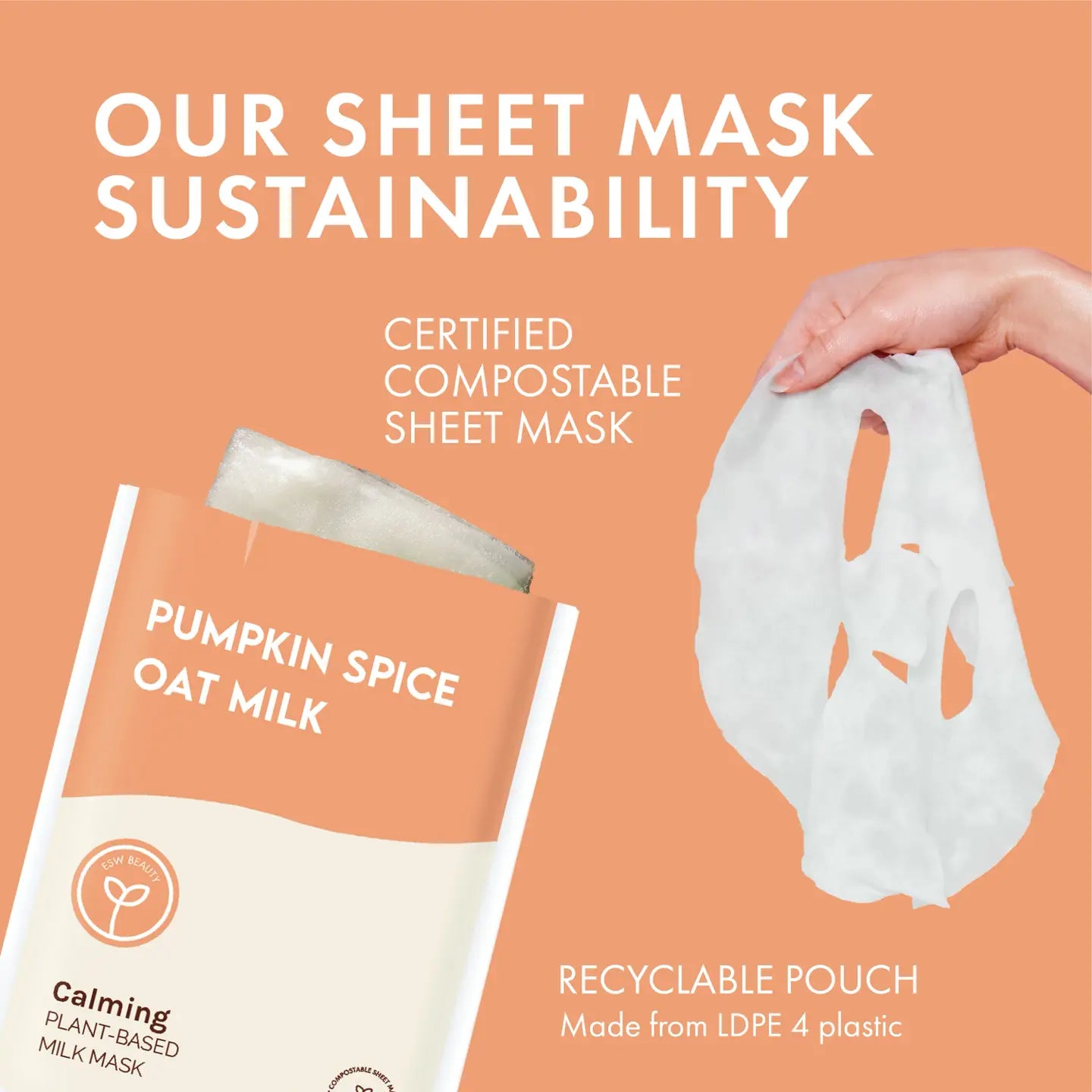 Pumpkin Spice Oat Milk Plant-Based Milk Mask