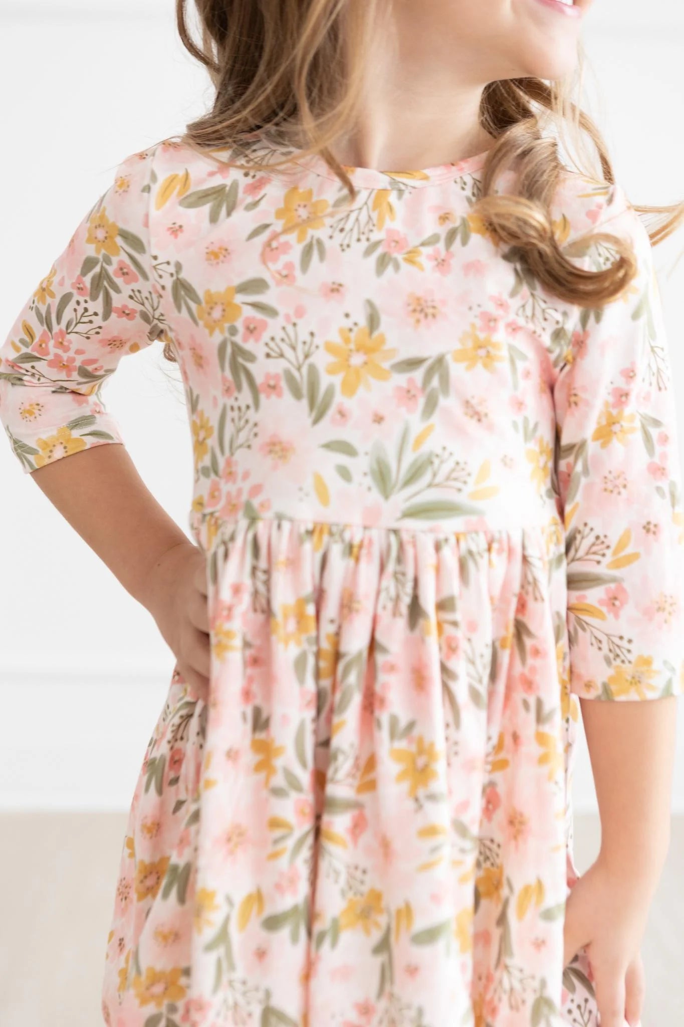 Pretty Peachy Twirl Dress