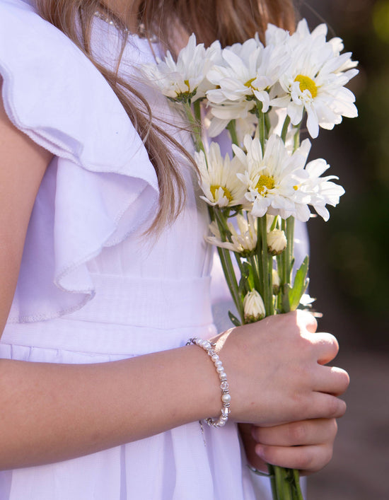 Baptism to Bride™  Baby Cross Bracelet Gift for Baby Girl