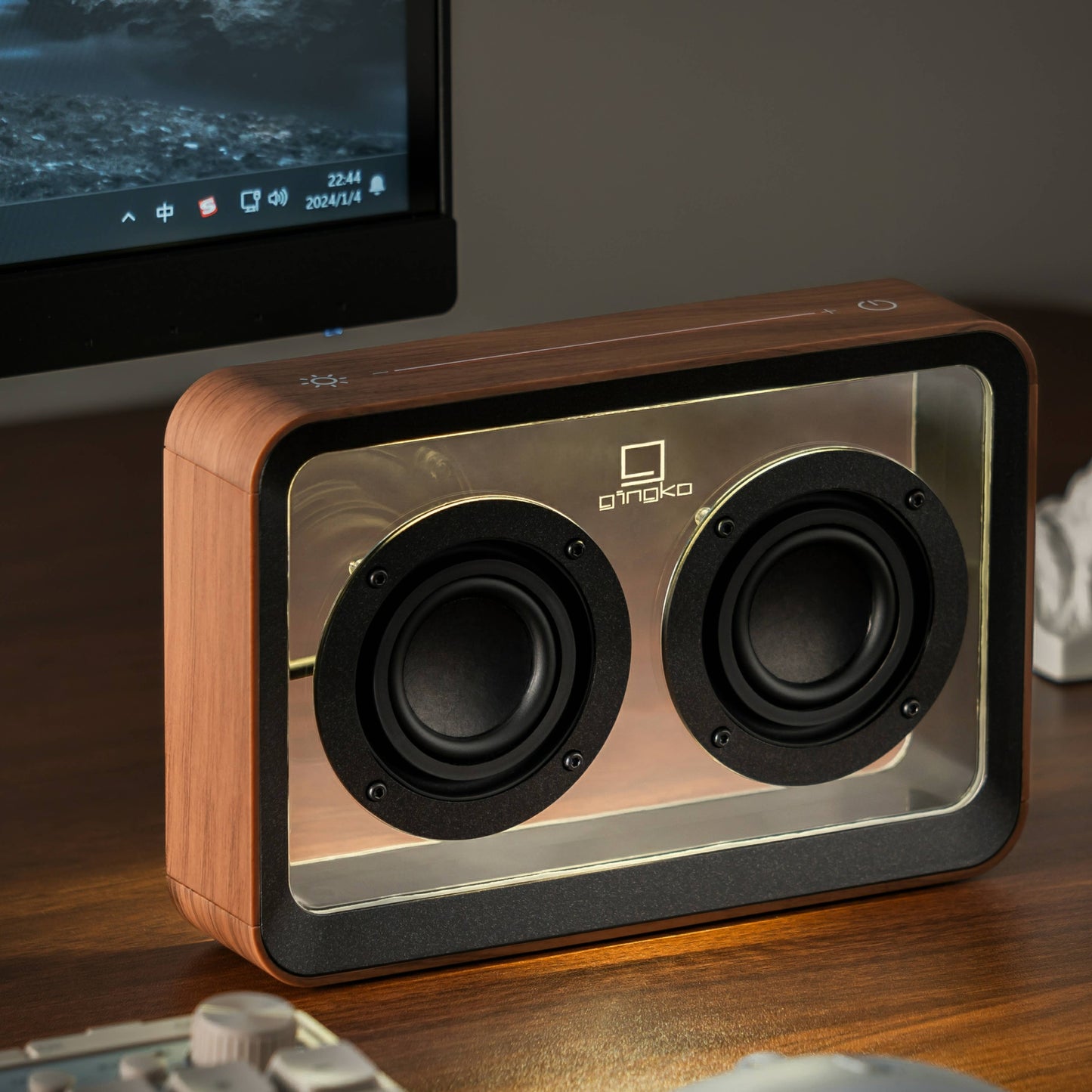 Mage See-Through Speaker: Walnut