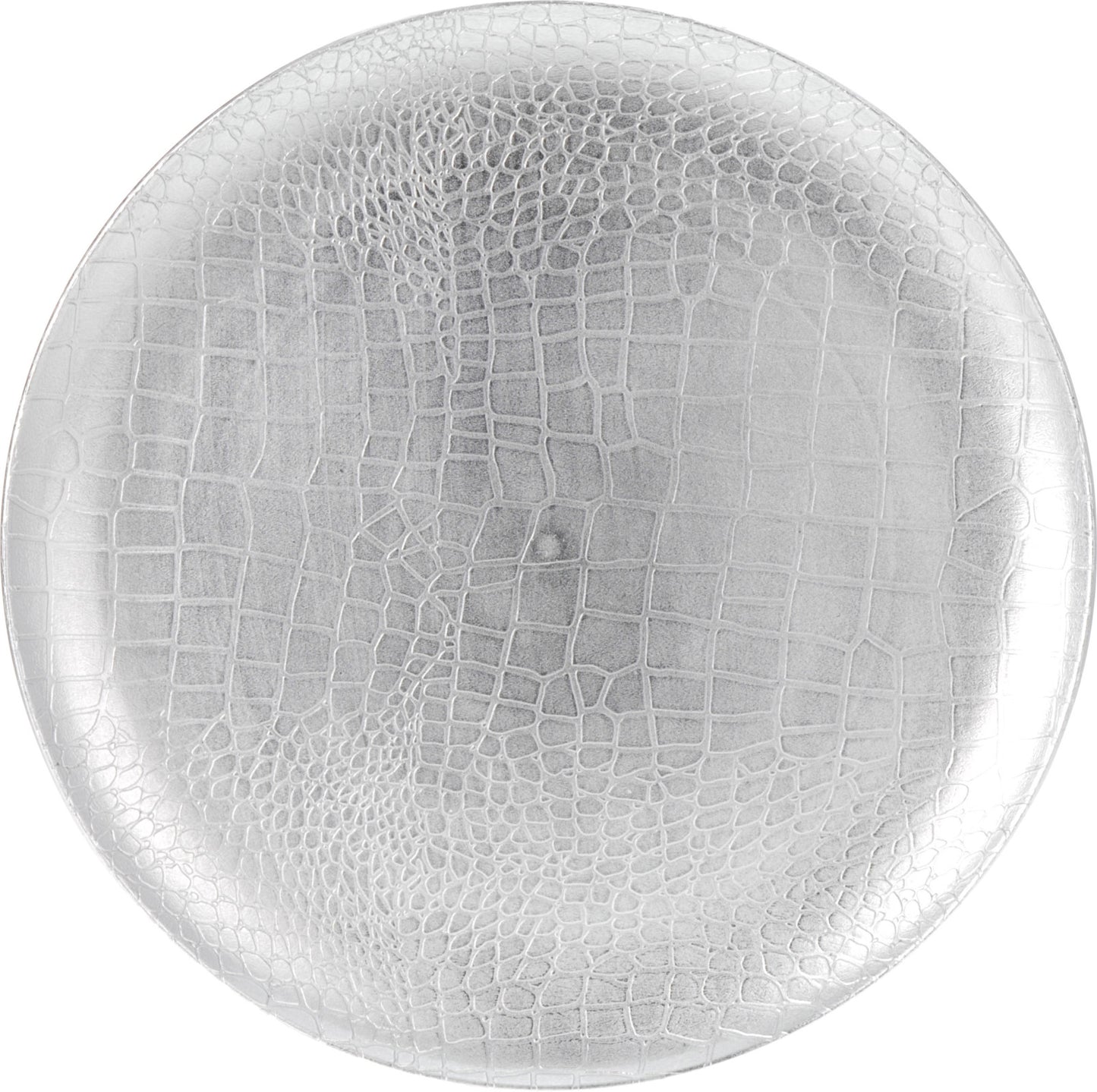 Silver Patterned Charger