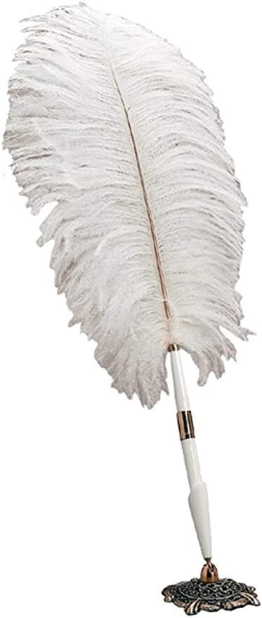 Feather Pen & Holder Set