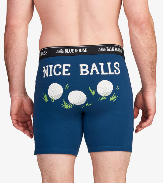 'Nice Golf Balls' Men's Boxer Brief