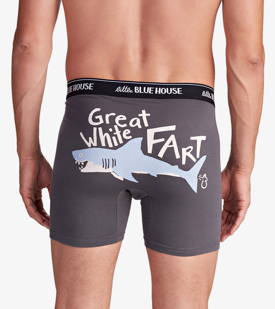 'Great White Fart' Men's Boxer Brief