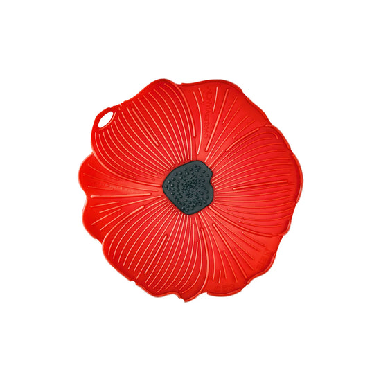 Poppy Trivet 8" (Red)