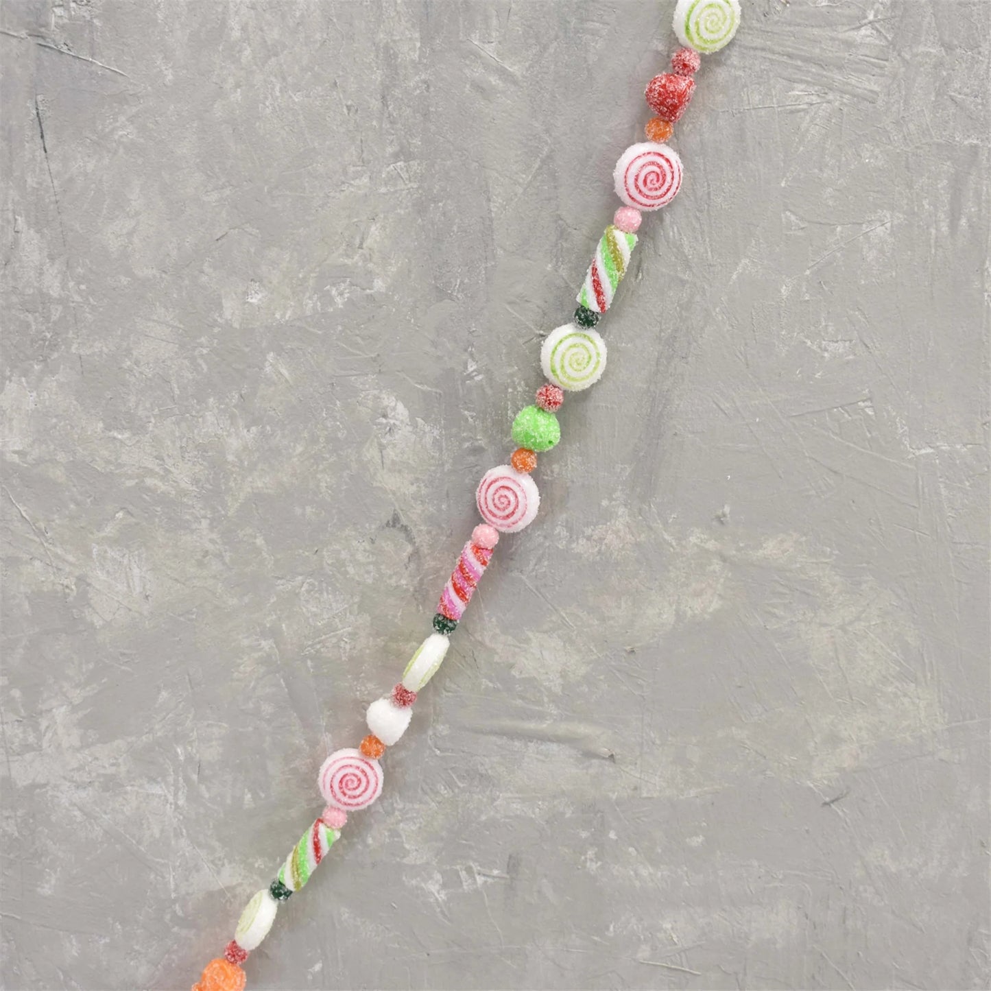 Frosted mixed Candy Garland 72''