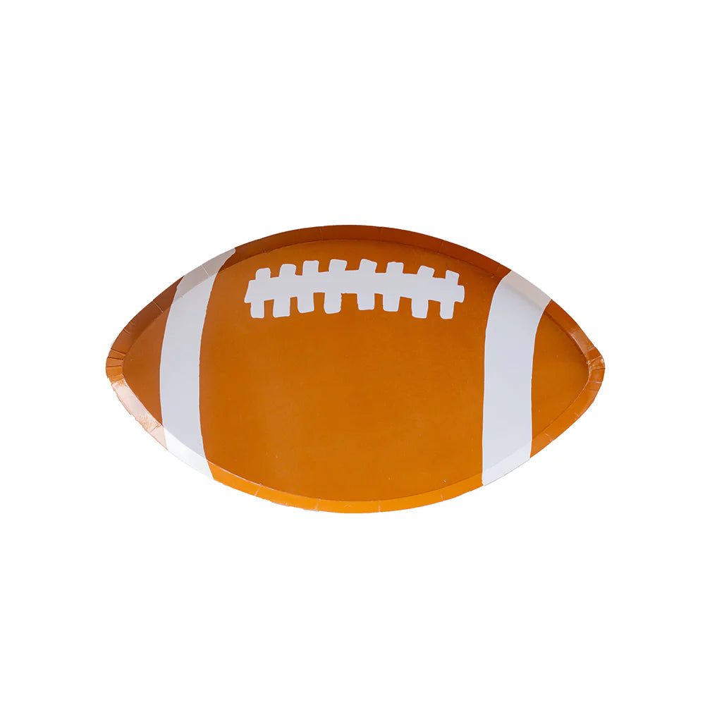 Football Plates pack of 8